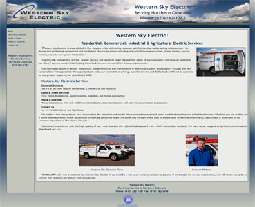 Click to go to westernskyelectric.com.org